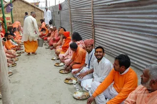 Annadhan during Allahabad Kumbhamela 2013