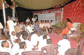 April 2008 - Making Of Kailaasa In Tiruvannamalai