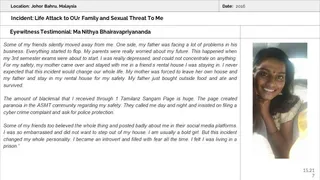 Malaysia Aadheenam Persecution