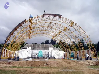 2005 - View-of-Ananda-Sabha-Construction
