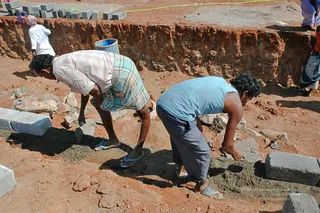 April 2008 - Making Of Kailaasa In Tiruvannamalai