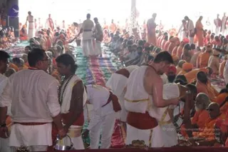 Annadhan during Nasik Kumbhamela 2015