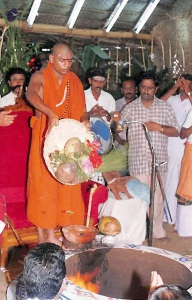 January 09 and 10 2001 - Day 1 and 2 of Chandi Homa in Kavunthapadi