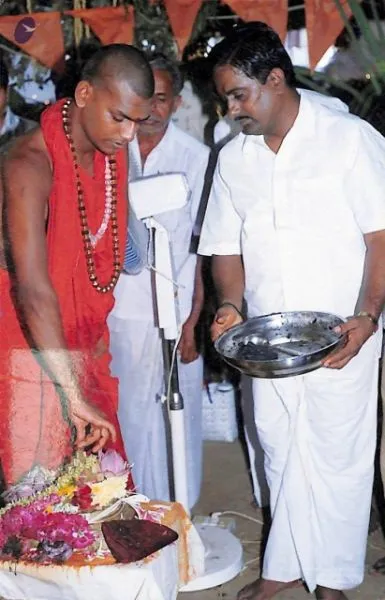 January 09 and 10 2001 - Day 1 and 2 of Chandi Homa in Kavunthapadi