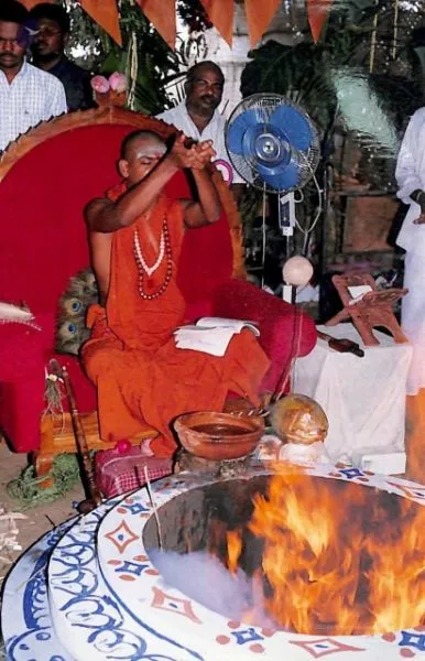 January 09 and 10 2001 - Day 1 and 2 of Chandi Homa in Kavunthapadi