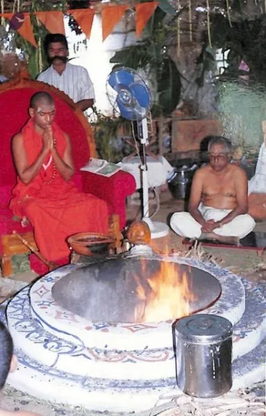January 09 and 10 2001 - Day 1 and 2 of Chandi Homa in Kavunthapadi
