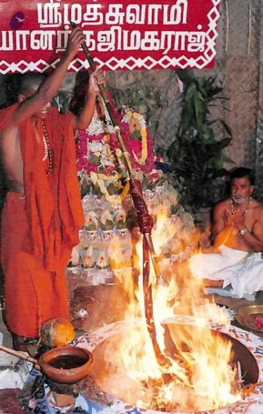 January 09 and 10 2001 - Day 1 and 2 of Chandi Homa in Kavunthapadi