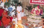 January 09 and 10 2001 - Day 1 and 2 of Chandi Homa in Kavunthapadi