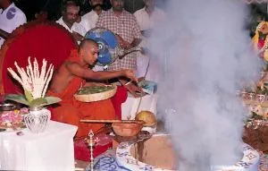 January 09 and 10 2001 - Day 1 and 2 of Chandi Homa in Kavunthapadi