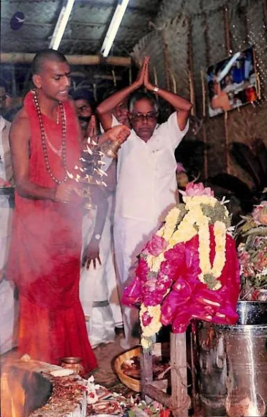 January 09 and 10 2001 - Day 1 and 2 of Chandi Homa in Kavunthapadi