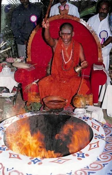 January 09 and 10 2001 - Day 1 and 2 of Chandi Homa in Kavunthapadi