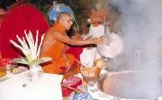 January 09 and 10 2001 - Day 1 and 2 of Chandi Homa in Kavunthapadi