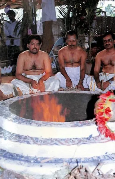 January 09 and 10 2001 - Day 1 and 2 of Chandi Homa in Kavunthapadi