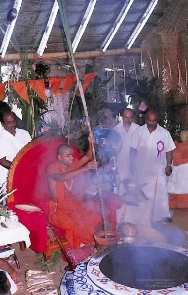 January 09 and 10 2001 - Day 1 and 2 of Chandi Homa in Kavunthapadi
