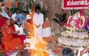 January 09 and 10 2001 - Day 1 and 2 of Chandi Homa in Kavunthapadi