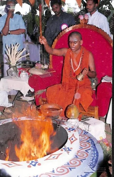 January 09 and 10 2001 - Day 1 and 2 of Chandi Homa in Kavunthapadi