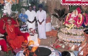 January 09 and 10 2001 - Day 1 and 2 of Chandi Homa in Kavunthapadi