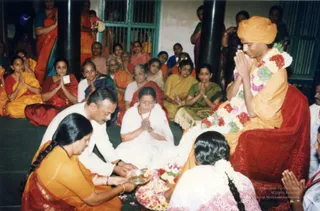 2003-Visit-To-Devotees-House-In-Karaikudi