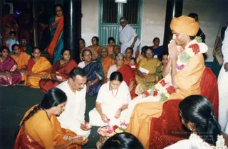 2003-Visit-To-Devotees-House-In-Karaikudi
