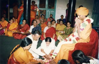 2003-Visit-To-Devotees-House-In-Karaikudi