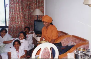 2004-Kanchipuram-House-Visit-And-Paada-Pooja